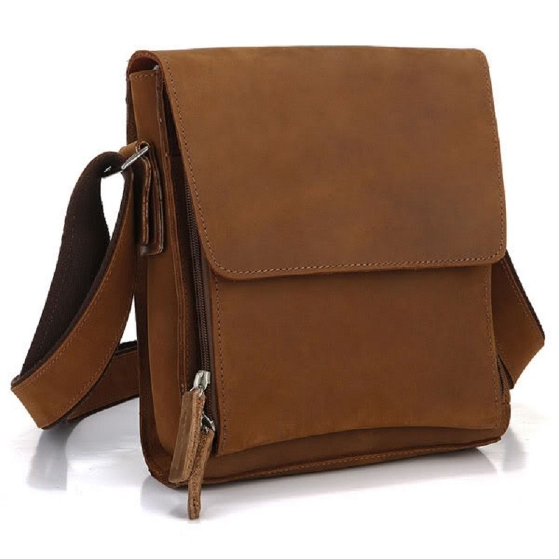 leather sling pouch