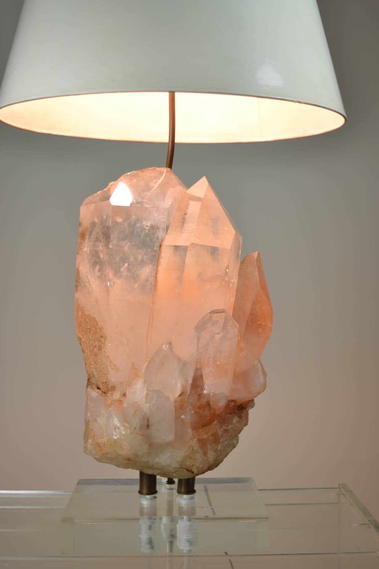 Monumental quartz crystal lamp at 1stdibs 2