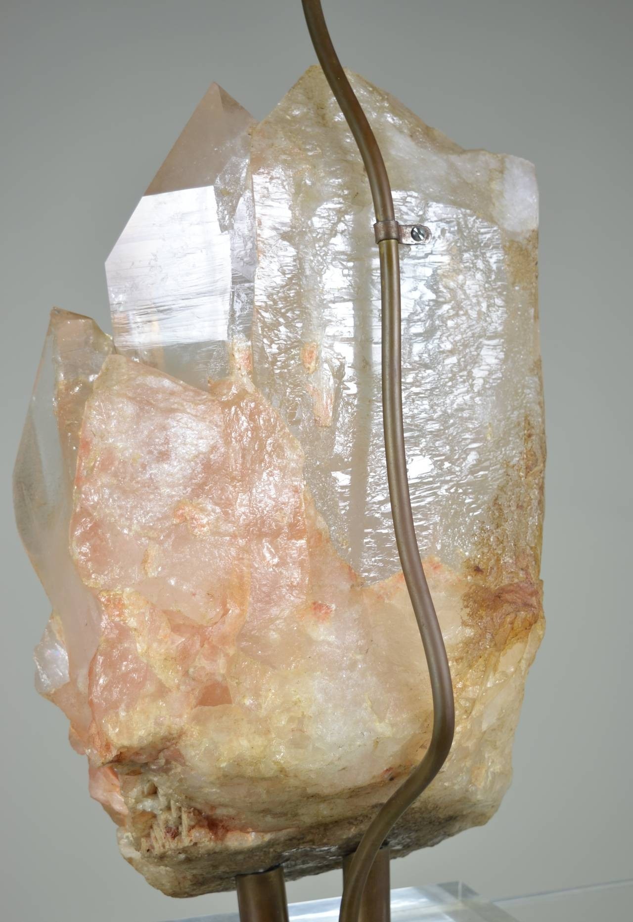 Monumental quartz crystal lamp at 1stdibs 3