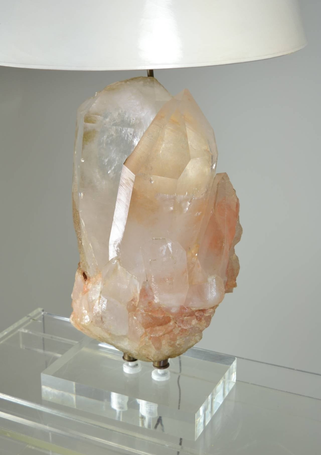 Monumental quartz crystal lamp at 1stdibs 4