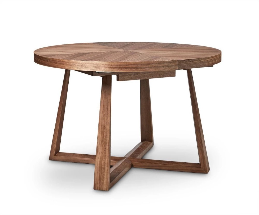 Oliver round extension dining table round extendable