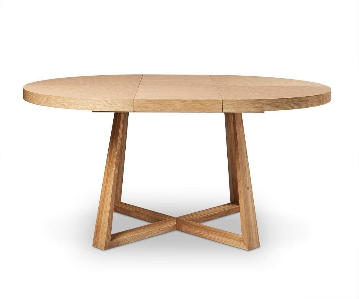 Oliver round extension dining table scandinavian designs
