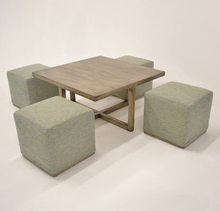 Quatrine alton coffee table with additional seating