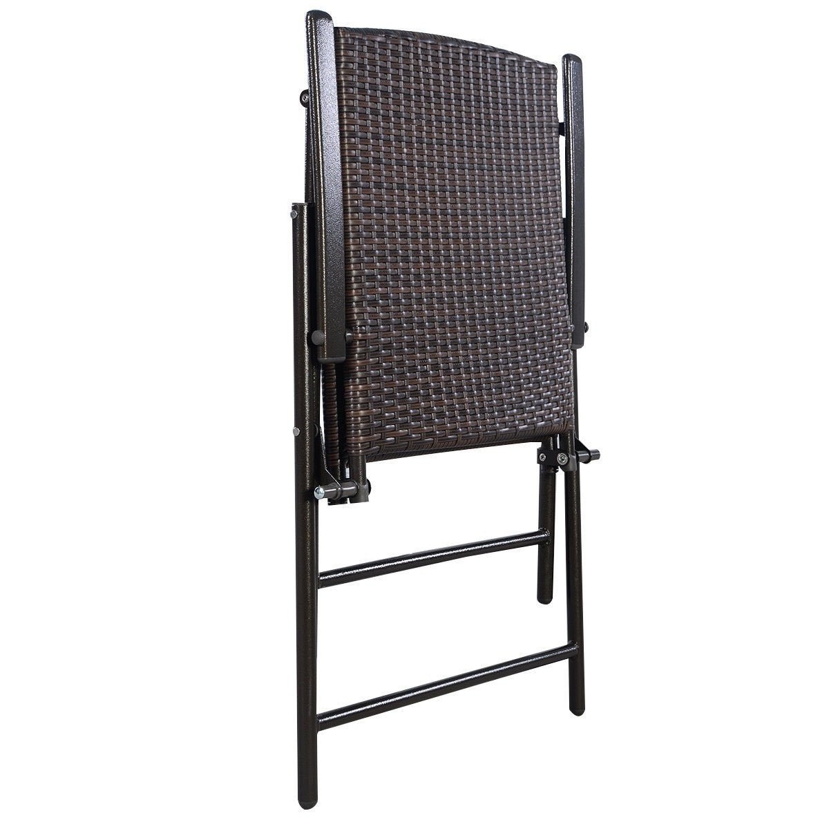 Set of 4 rattan folding chair by choice products