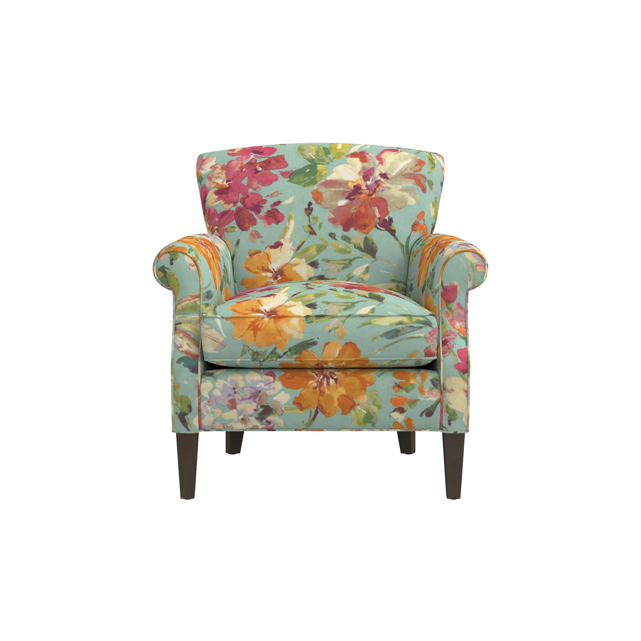 Shop elyse floral accent chair beautiful scaled up