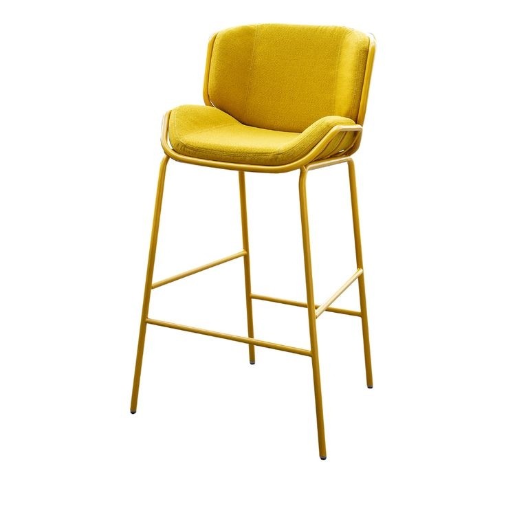 Skin yellow bar stool by giacomo cattani in 2020 yellow