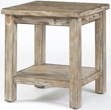 Small end table with storage rustic southwestern farmhouse