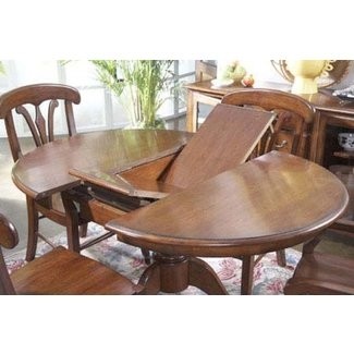 Solid wood oval extension dining table dining room ideas