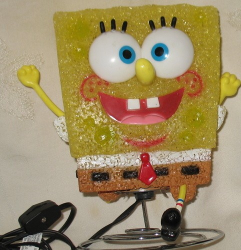 Spongebob squarepants eva lamp nightlight tophatter