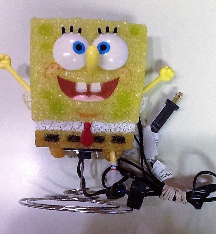 Spongebob squarepants light kids fun night light plastic