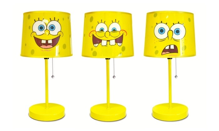 Spongebob squarepants table lamp groupon goods