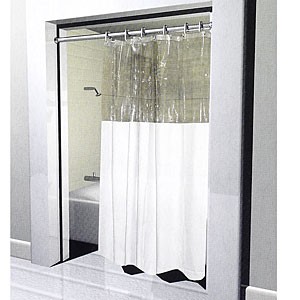 Stall window shower curtains wholesale heavy 10 gauge