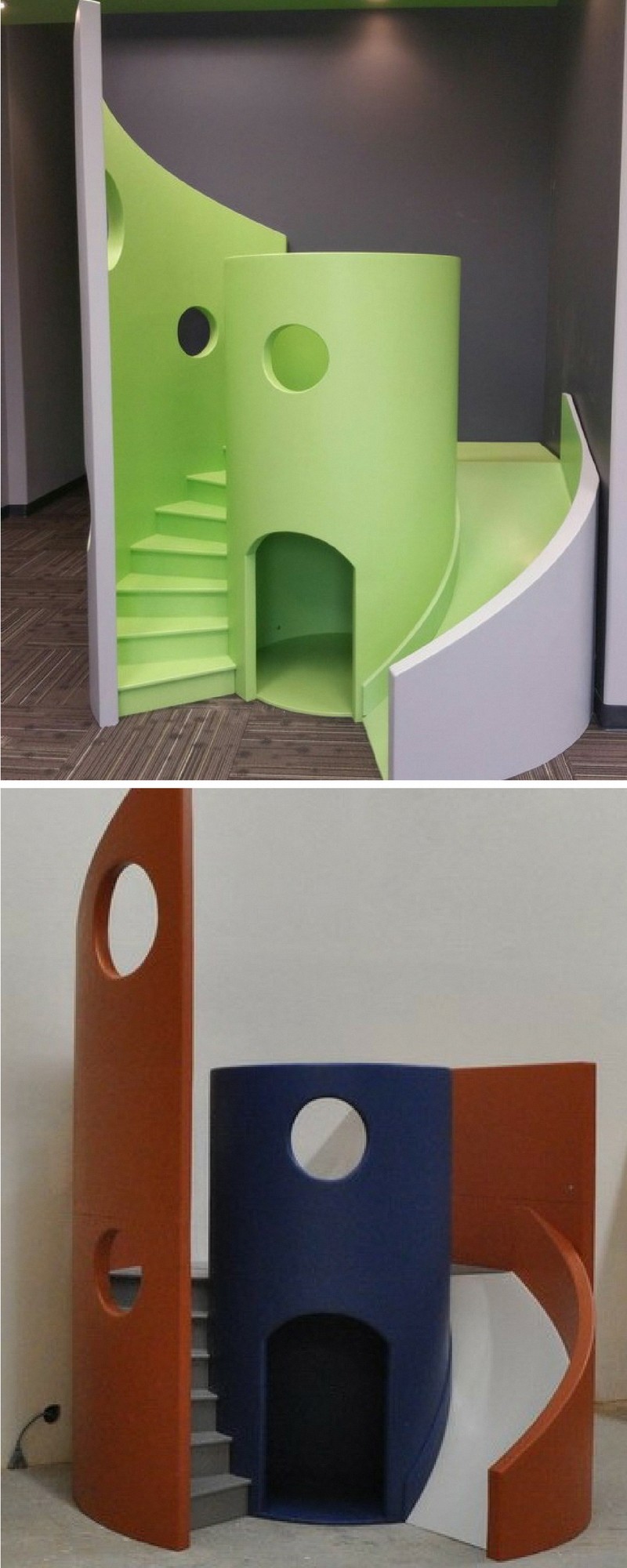 This modern indoor playhouse is a great way to fill