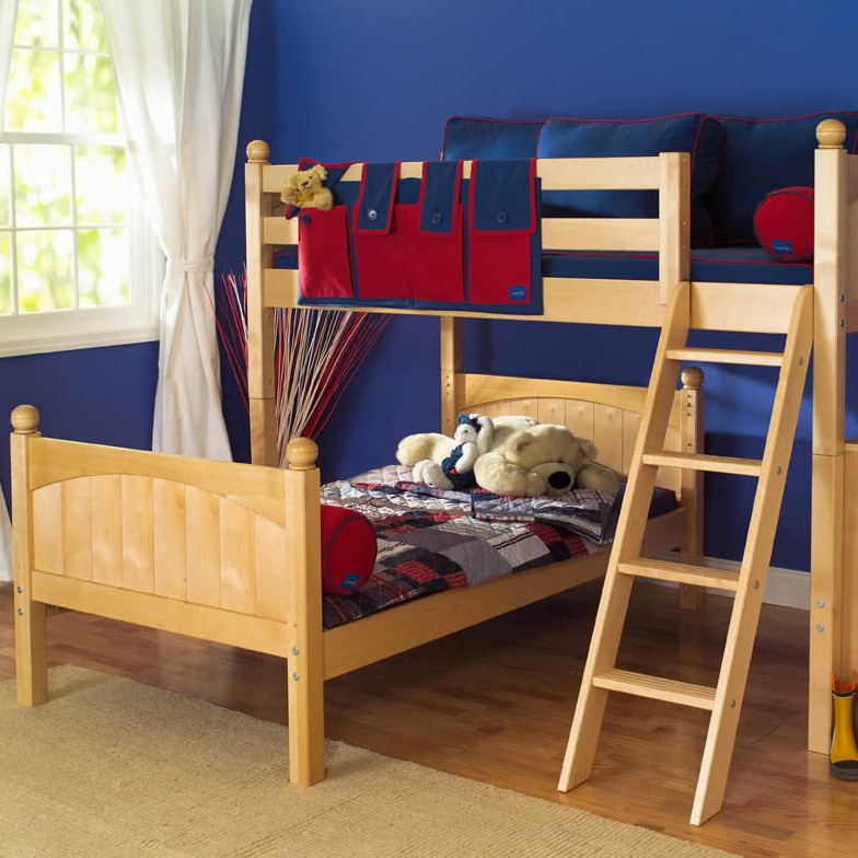 Twin over twin l shaped bunk beds by maxtrix kids