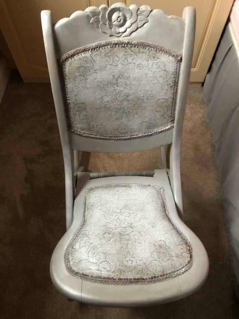 Unusual small rocking bedroom chair collapsible in