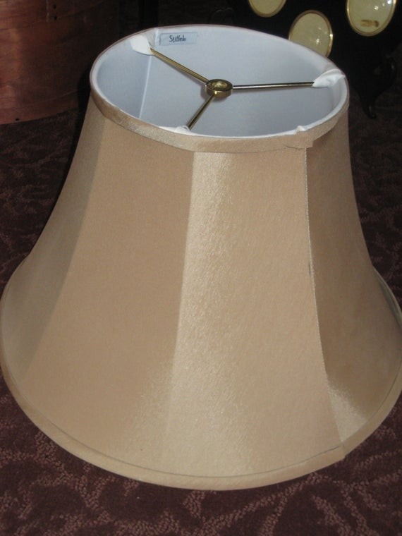 Vintage stiffel lamp shade silk