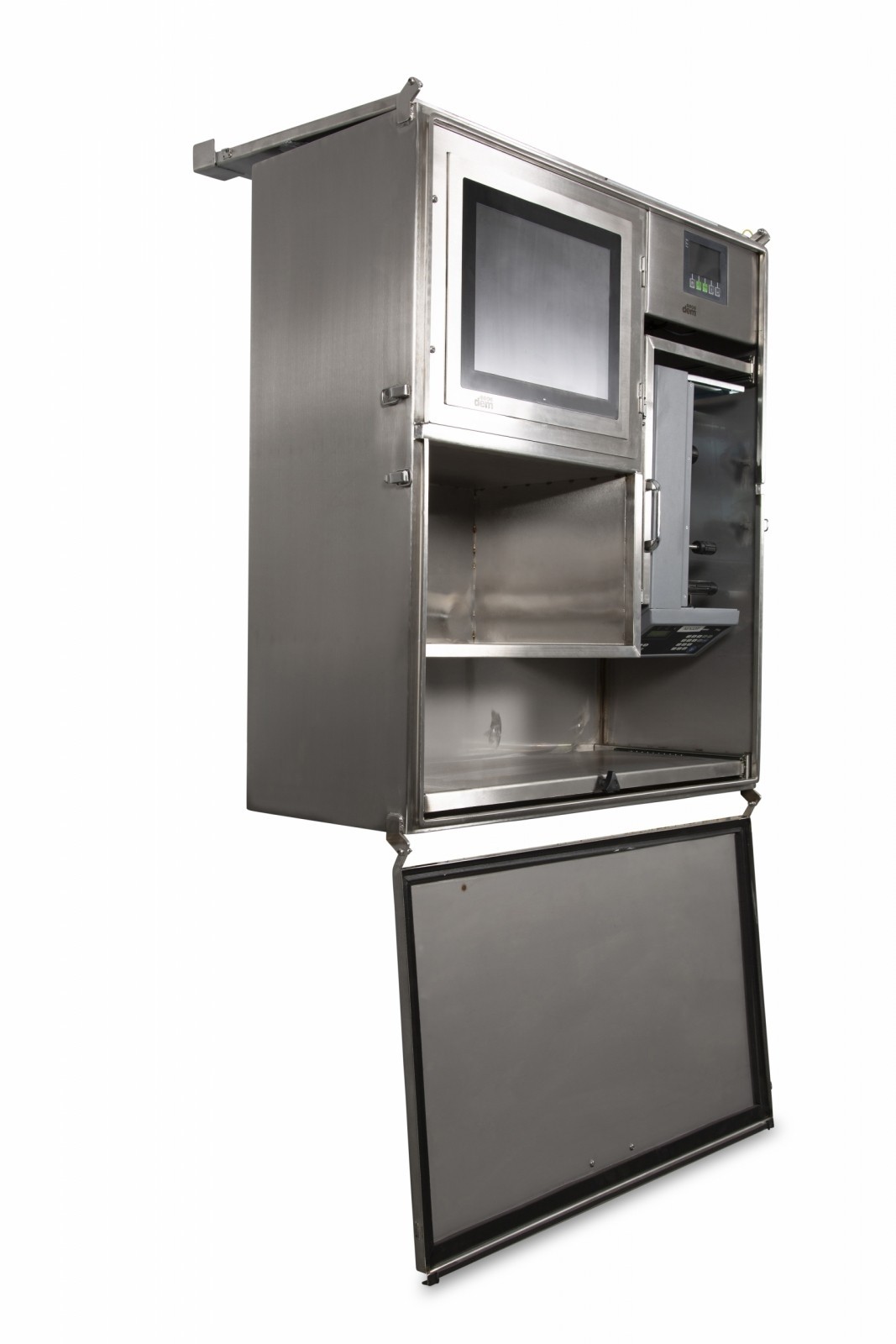 Wall mounted stainless steel cabinet dem machines