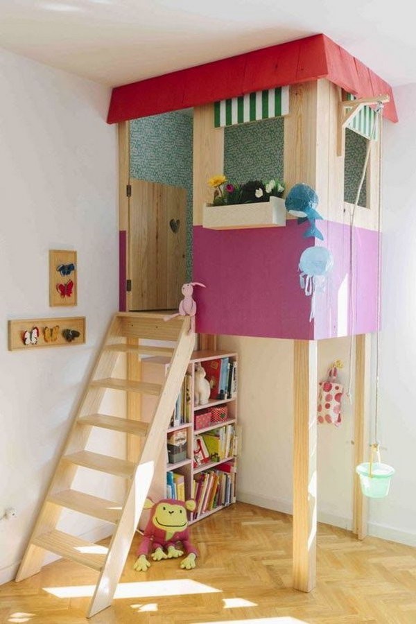 10 cool indoor playhouse ideas for kids hative 7