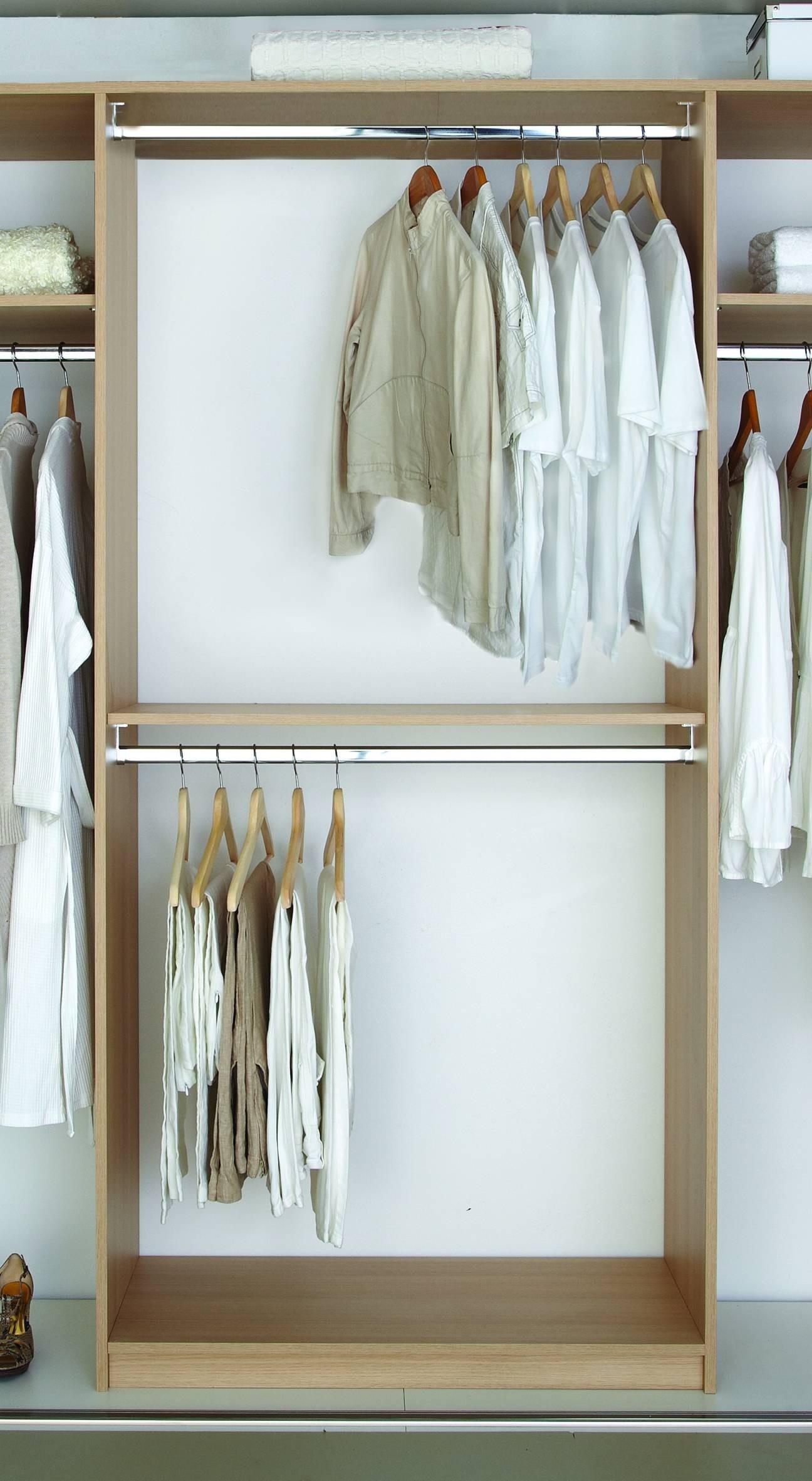 Hanging closet online cabinet