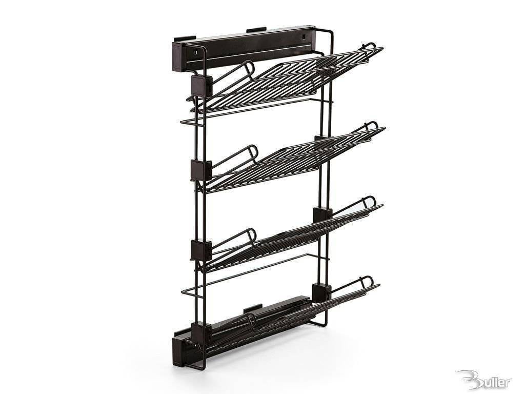 4 tier pull out shoe rack soft close 1