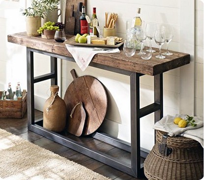 40 stunning reclaimed wood console tables
