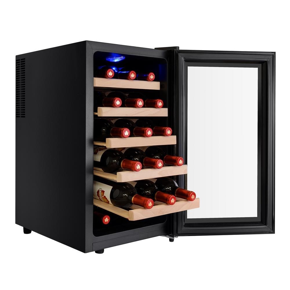 Akdy 18 bottle single zone thermoelectric wine cooler in
