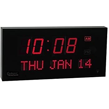 Amazon com big oversized digital led calendar clock with 3