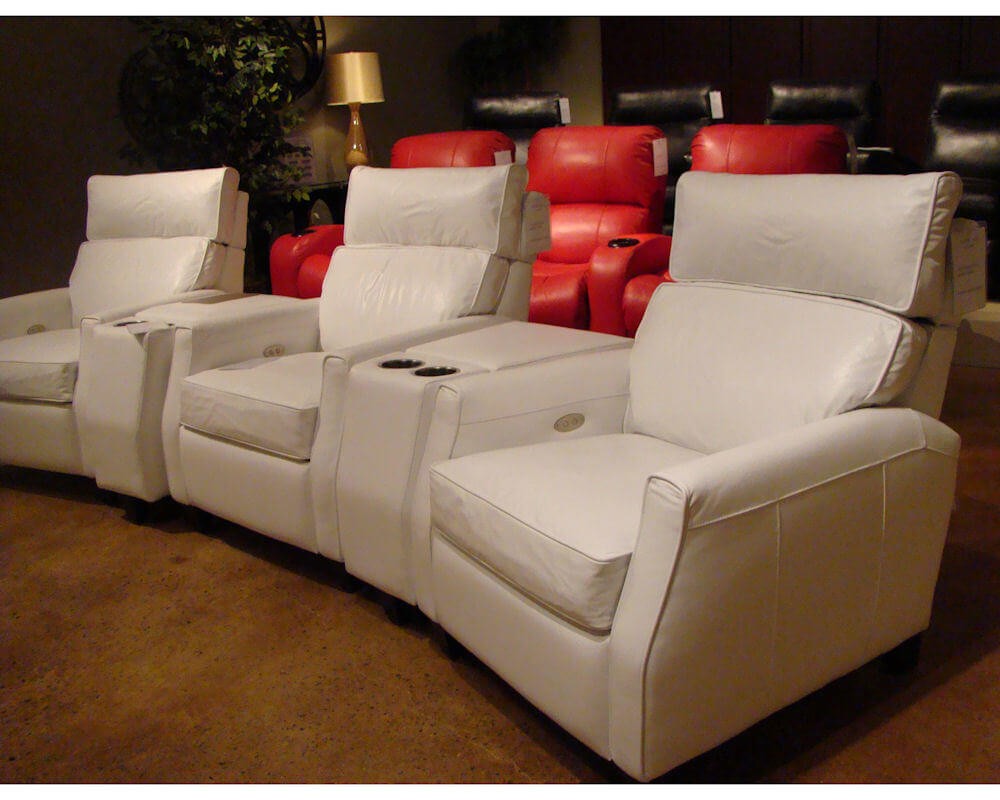 Home Theater Chairs Ideas On Foter   American Made Home Theater Seating Leather Recliners 