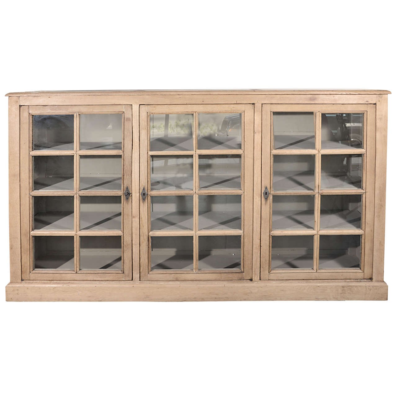 Antique french bookcase with stone inset top at 1stdibs