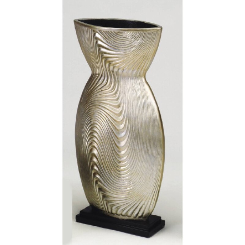 Artmax silver 24 resin floor vase perigold