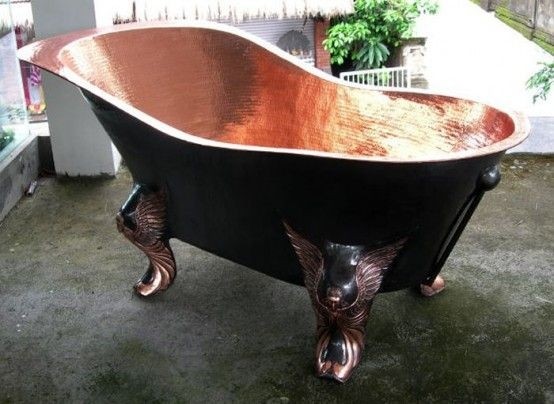 Bathroom copper antique bathtubs tub used clawfoot tubs