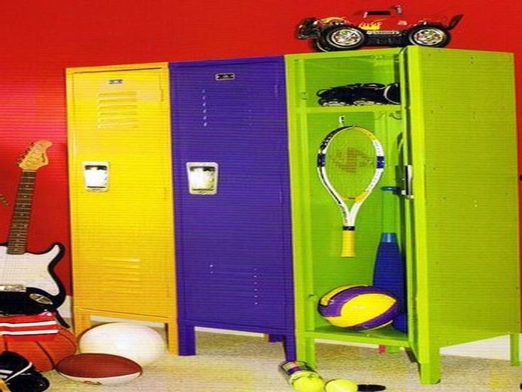 Bedroom kids lockers trio lockers for kids room benefit