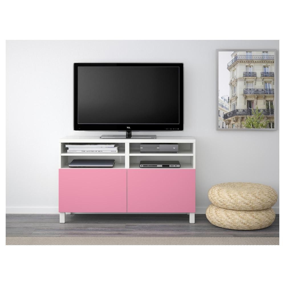 Best the tv stand with the doors white lappviken pink