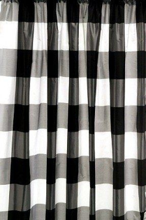 Black and white plaid curtains ideas on foter plaid
