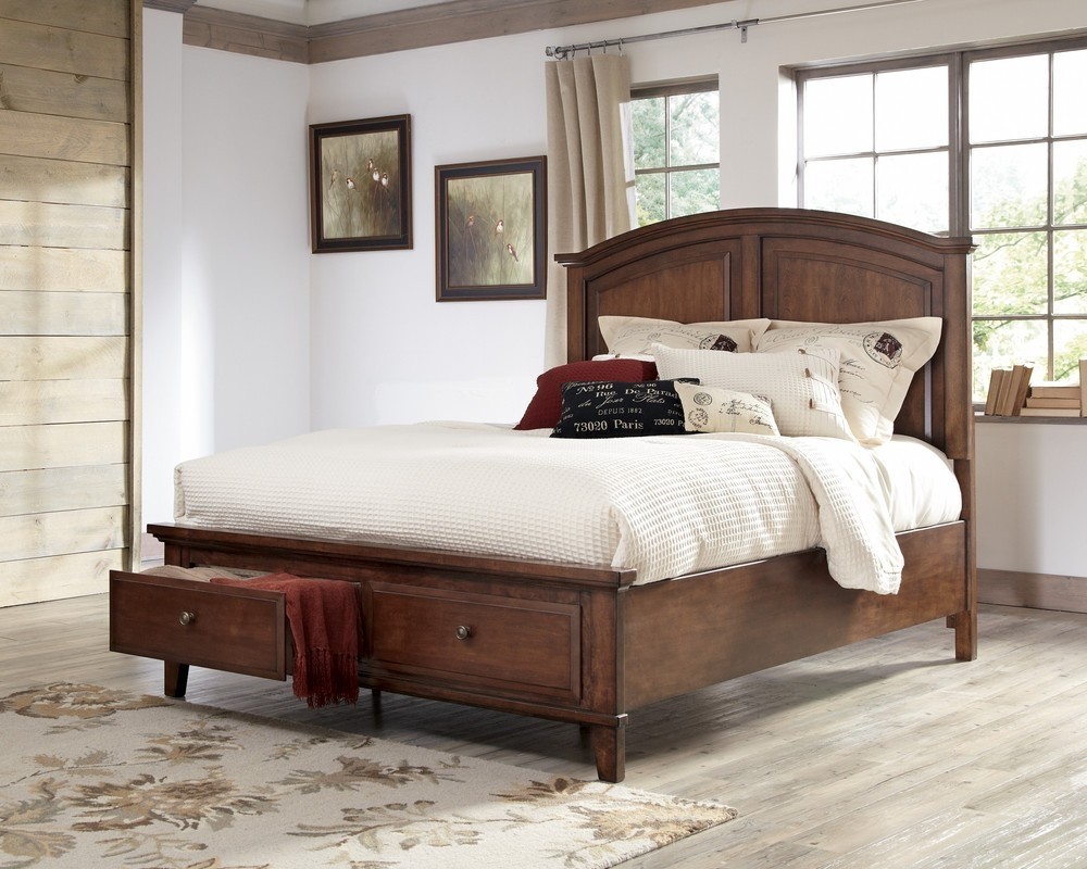 Cherry wood headboard best furniture for vintage lover