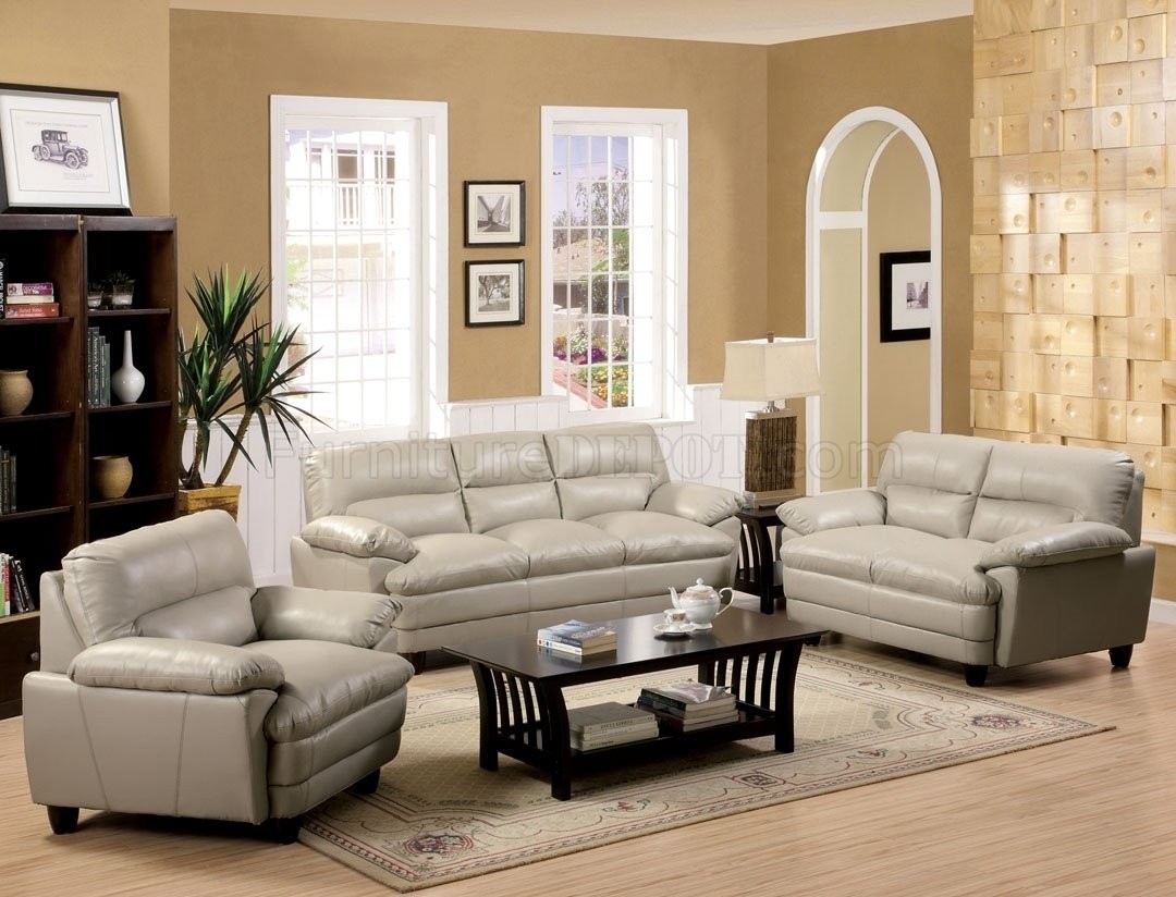 Cm6917lt winston sofa in taupe bonded leather match w options