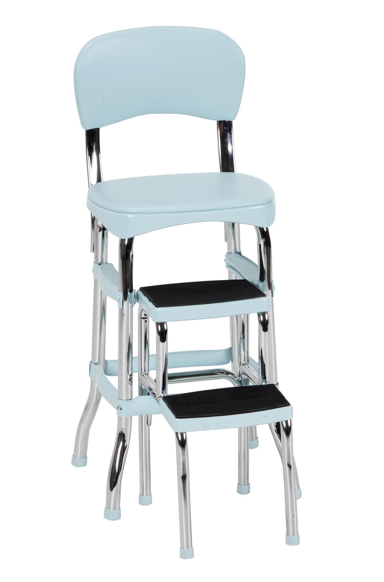 Cosco stylaire retro chair step stool with pull out