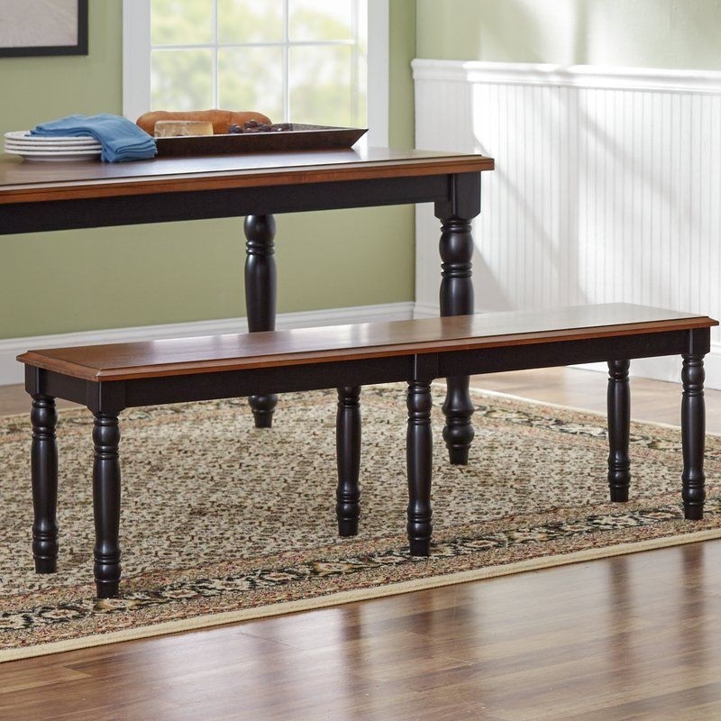 Courtdale wooden bench wood bench wooden dining bench