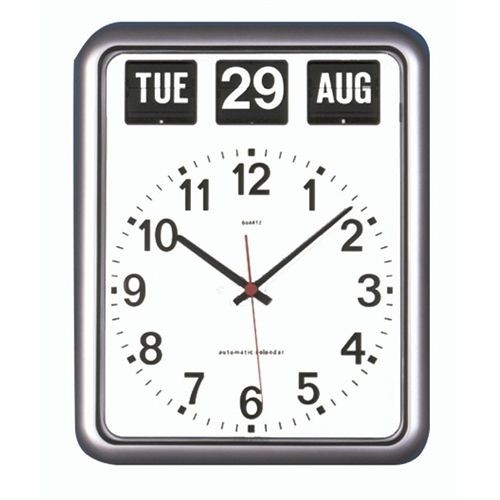 Day and date clock for alzheimers easy read wall clock