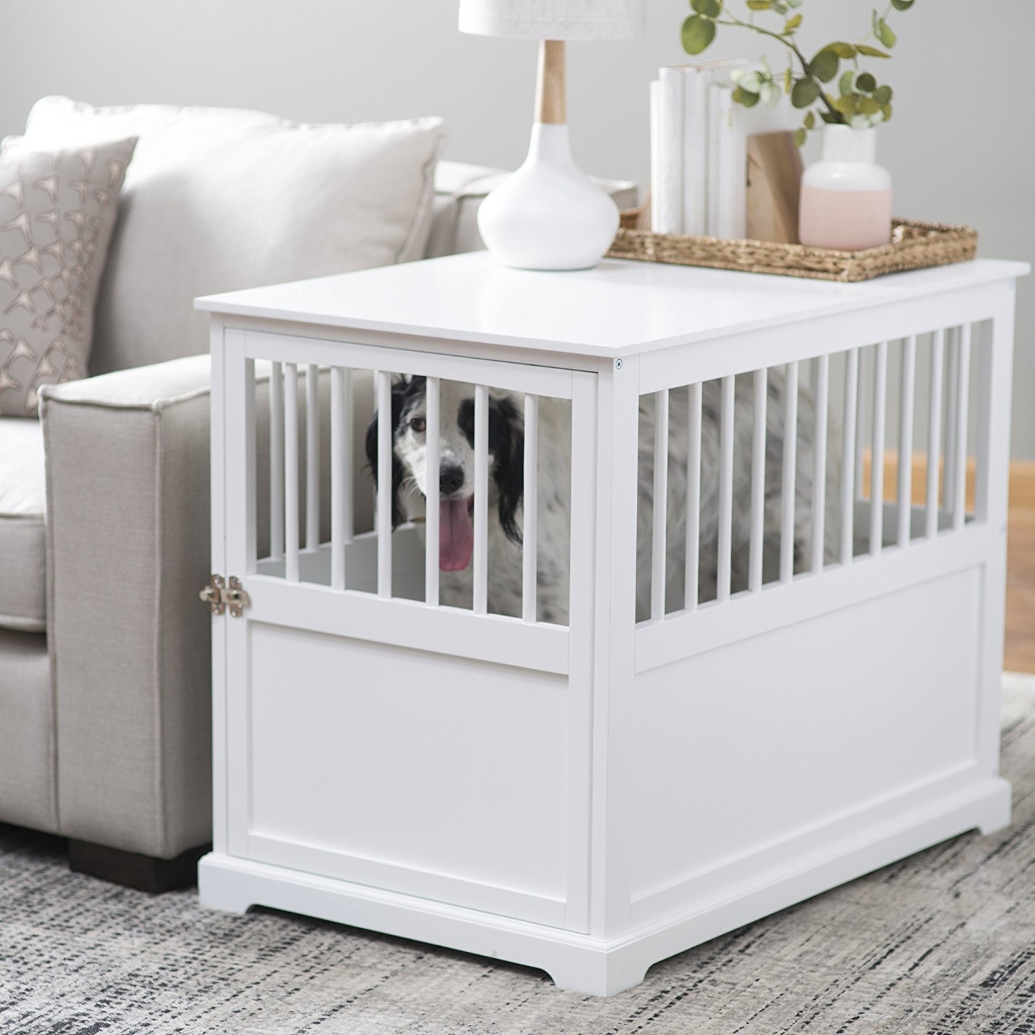 End table dog crate home furniture design 1