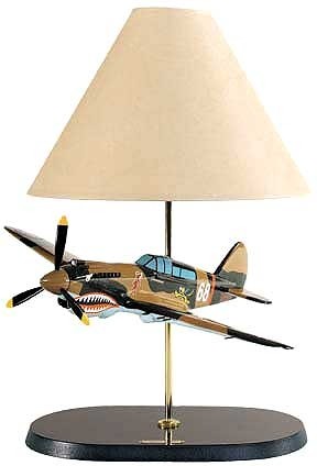 Flying tiger classic airplane lamp