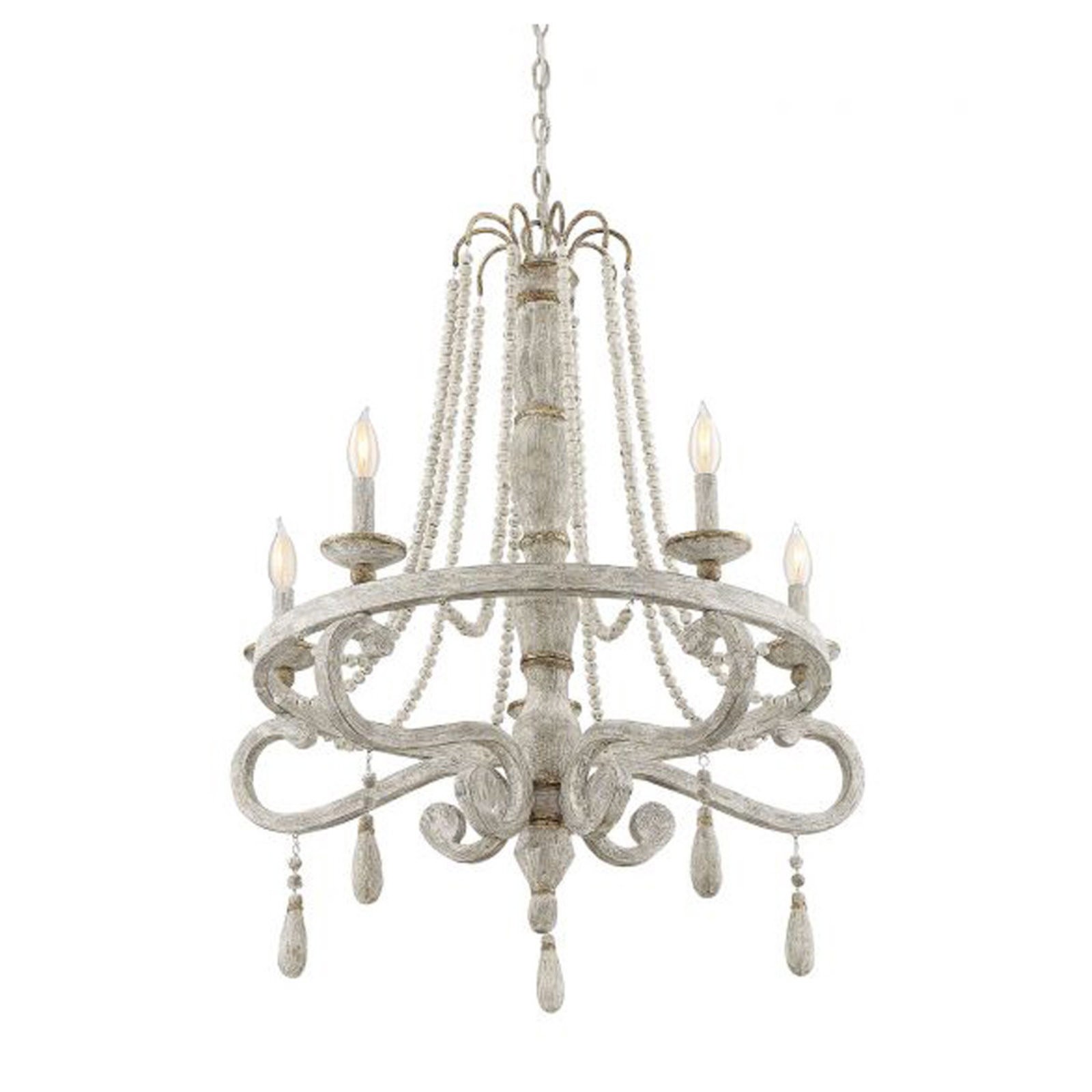 French country droplet chandelier shades of light 3