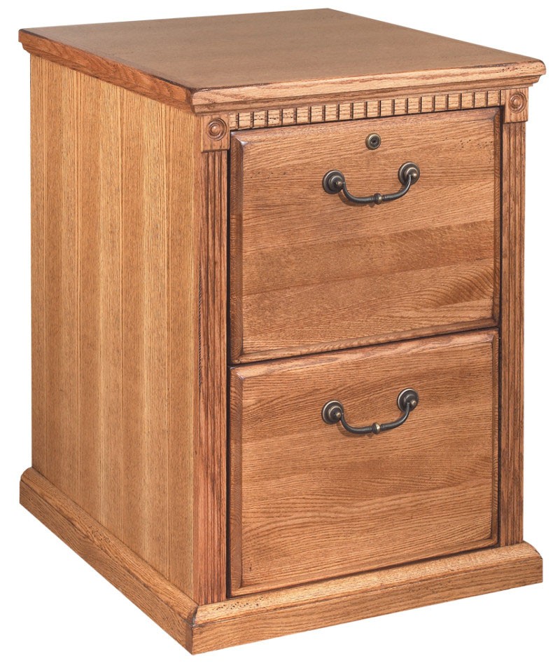 Solid Wood File Cabinet 2 Drawer - Foter