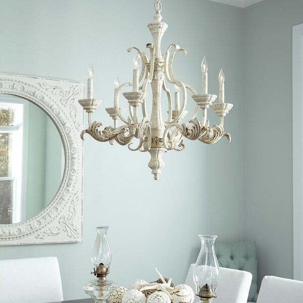 Guyette 6 light candle style classic traditional