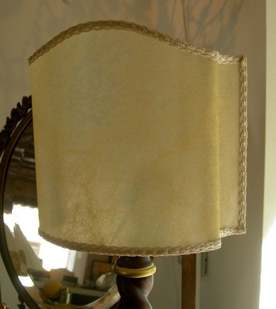 Half lamp shade parchment lampshade handmade in italy