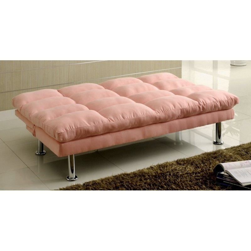 Keyes pink futon sofa