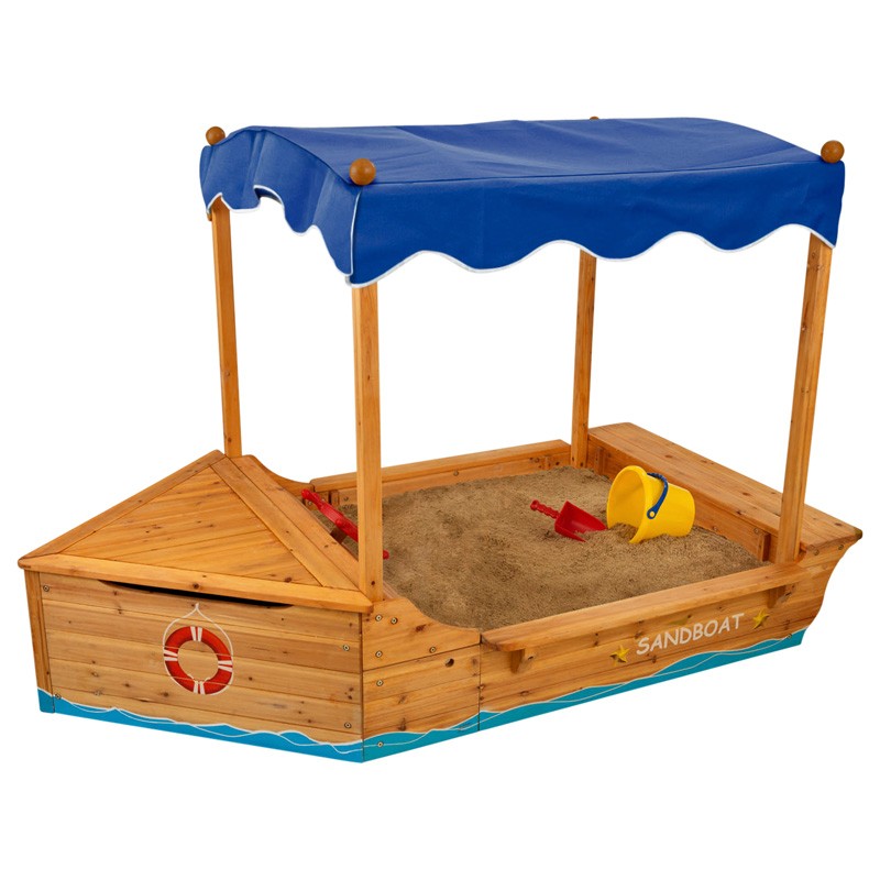 Wood Sandbox With Cover - Foter