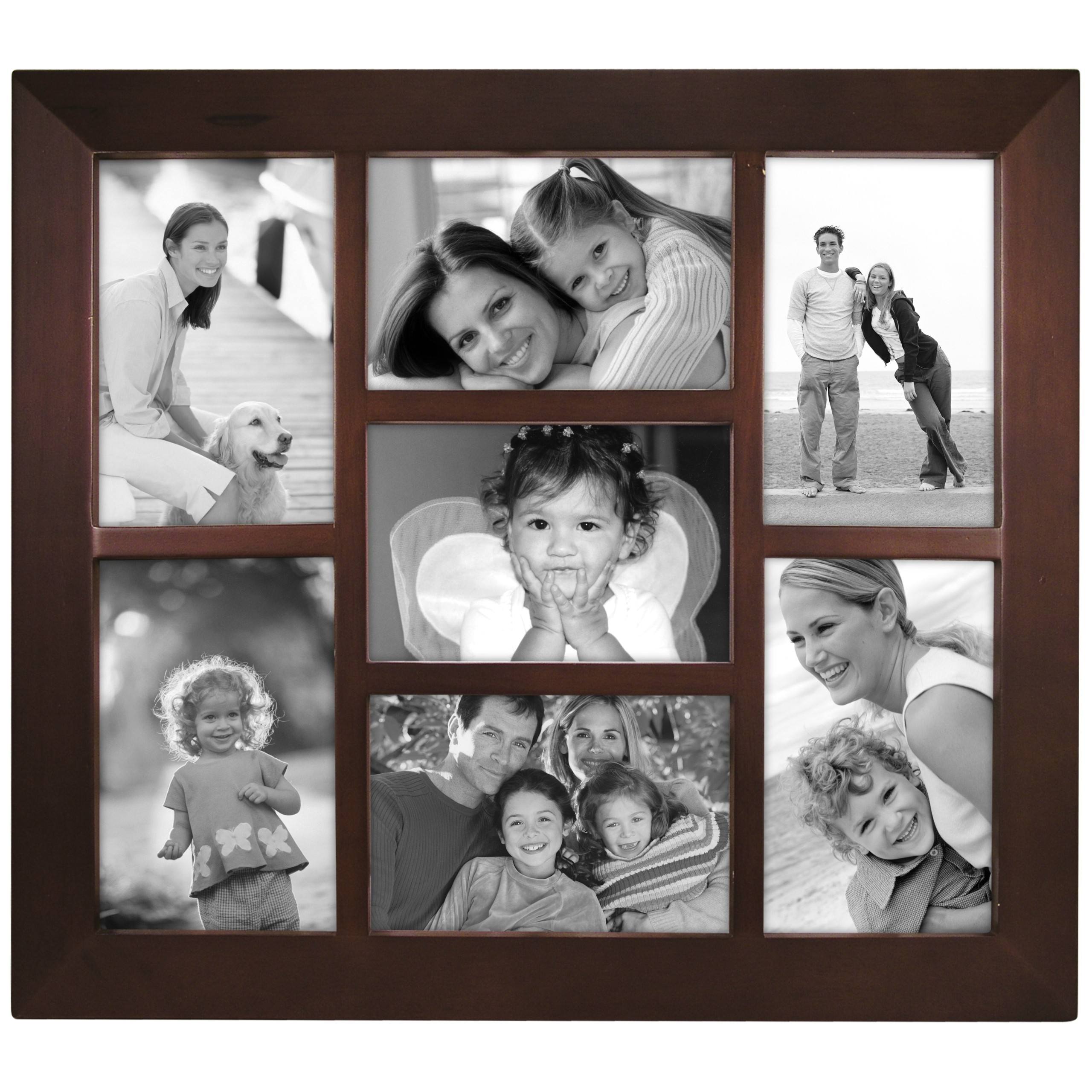 Malden Family Frame with Mat Black