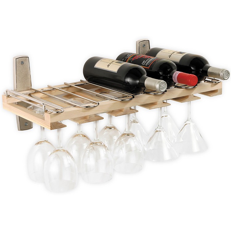 Maple wine stemware rack wall mounted wine racks j k