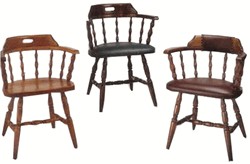 Mates captain wooden chairs with arms